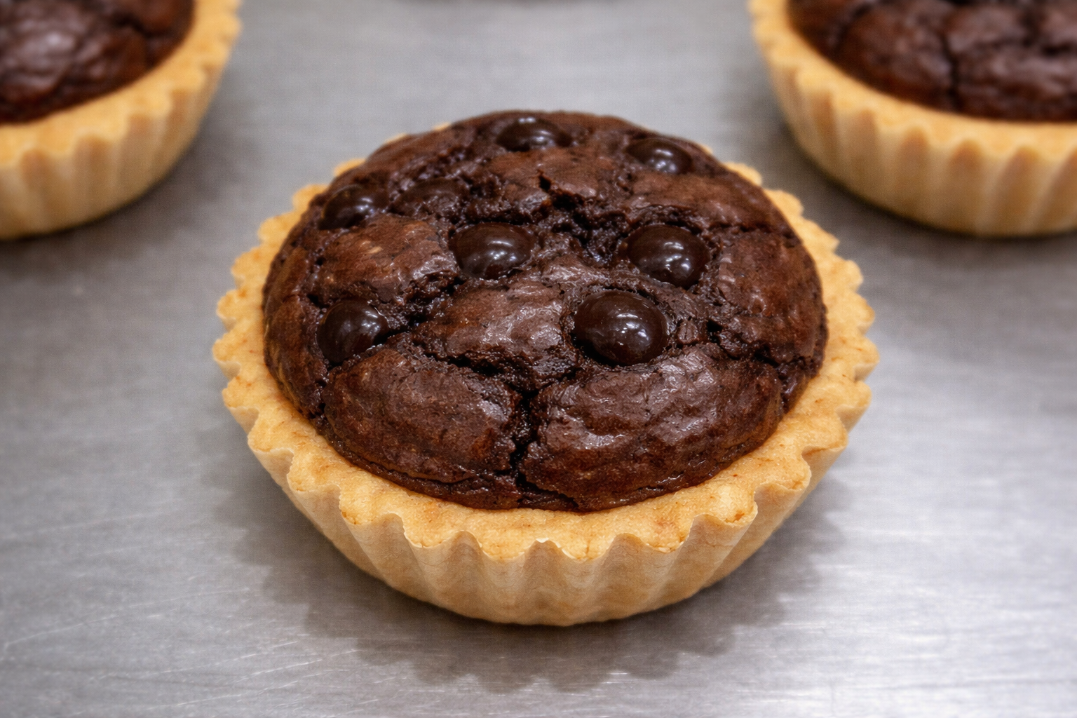 Pie Brownies Topping Choco Chips